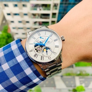 Đồng hồ nam Orient Star Mechanical Moon Phase Classic RE-AY0102S00B