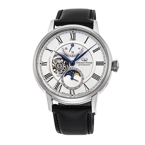 Đồng hồ nam Orient Star Mechanical Moon Phase Classic RE-AY0106S00B