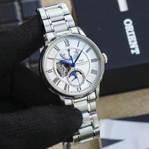 Đồng hồ nam Orient Star Mechanical Moon Phase Classic RE-AY0102S00B