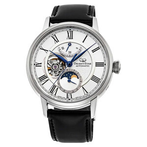 Đồng hồ nam Orient Star Mechanical Moon Phase Classic RE-AY0106S00B