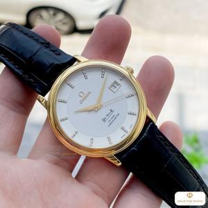 Đồng hồ nam phong cách Omega Deville Full Gold