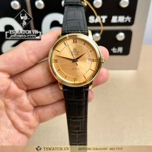 Đồng hồ nam phong cách Omega Deville Full Gold