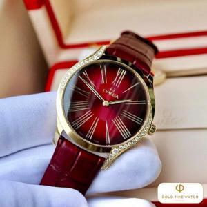 Đồng hồ nam phong cách Omega Deville Full Gold