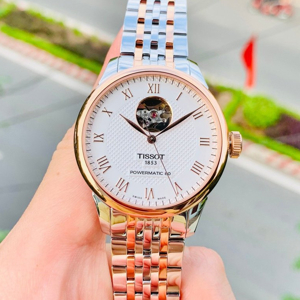 Đồng hồ nam Tissot Lelocle Powermatic 80 Open Heart Demi T006.407.22.033.02 size 39.3mm