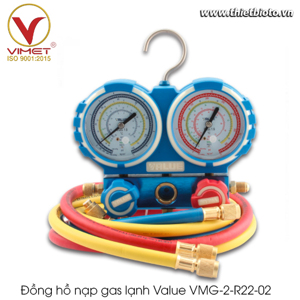 Đồng hồ nạp gas lạnh Value VMG-2-R22-02