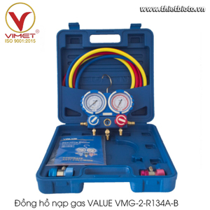 Đồng hồ nạp gas VALUE VMG-2-R134A-B