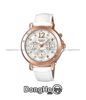 Đồng hồ nữ Casio SHE-3033GL-7AUDR - dây da