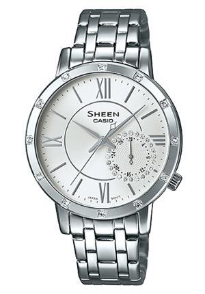 Đồng hồ nữ Casio SHE-3046DP-7AUDR - dây kim loại