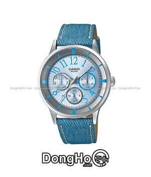 Đồng hồ nữ dây vải Casio LTP-2084LB - màu 1BVDF/ 2BVDF/ 7BVDF
