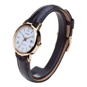 Đồng hồ nữ dây da Citizen Eco-Drive EW1582-03A