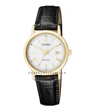 Đồng hồ nữ dây da Citizen Eco-Drive EW1582-03A