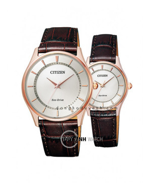 Đồng hồ nữ dây da Citizen EM0403