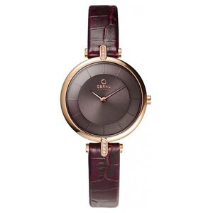 Đồng hồ nữ dây da OBAKU V168LEVNRN