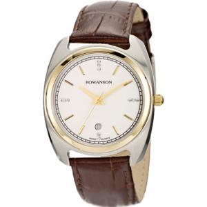 Đồng hồ nữ dây da Romanson TL1269MCWH