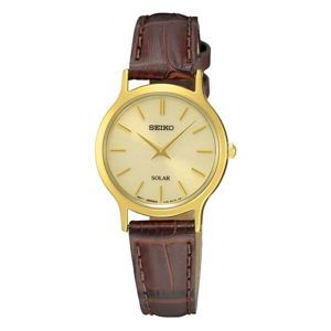 Đồng hồ nữ dây da Seiko SUP302P1