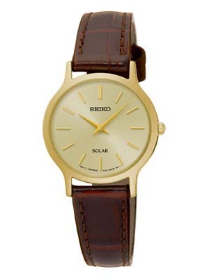 Đồng hồ nữ dây da Seiko SUP302P1