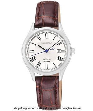 Đồng hồ nữ dây da Seiko SXDG21P1