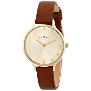 Đồng hồ nữ dây da Skagen SKW2143/ SKW2144