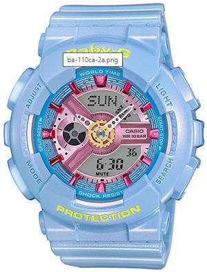 Đồng hồ nữ dây nhựa Casio BA-110CA