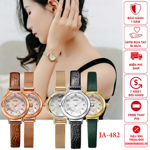 Đồng hồ nữ dây thép Julius JA-482