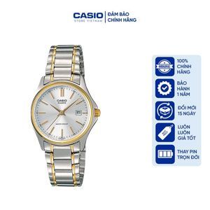 Đồng hồ nữ dây thép không gỉ bạc Casio LTP-1183G