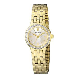 Đồng hồ nữ dây thép không gỉ Citizen Quartz EJ6102-56D