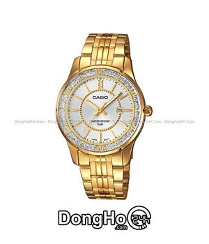 Đồng hồ nữ dây thép không gỉ Casio Quartz LTP-1358G - màu 7A