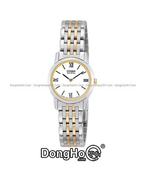 Đồng hồ nữ dây thép không gỉ Citizen Eco-Drive EG3044-67A