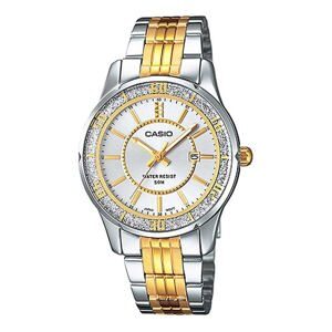 Đồng hồ nữ dây thép không gỉ Casio Quartz LTP-1358SG-7AVDF