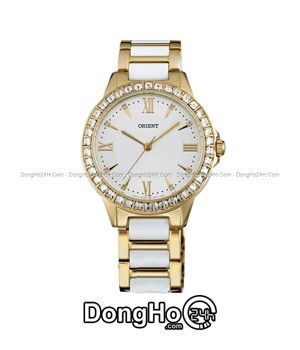 Đồng hồ nữ dây thép không gỉ Orient Quartz FQC11002W0