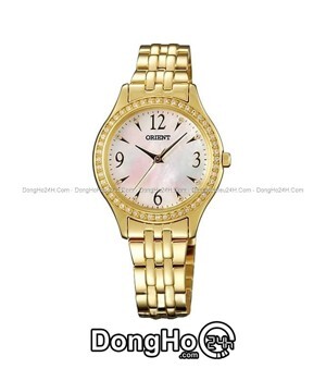 Đồng hồ nữ dây thép không gỉ Orient Quartz FQC10003W0