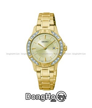 Đồng hồ nữ dây thép không gỉ Seiko SUR874P1