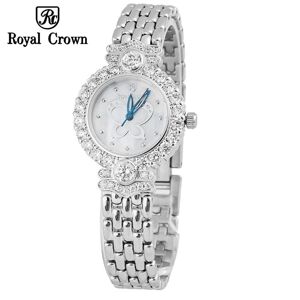 Đồng hồ nữ dây thép Royal Crown 3844