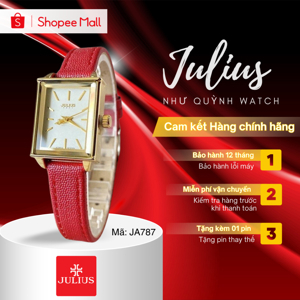 Đồng hồ nữ Julius JA-787C - dây da