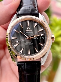 Đồng hồ Seamaster Aqua Terra 150M Omega Co-Axial 18K Red Gold Benzel Men's Watch 231.23.39.22.06.001 , 38.5mm