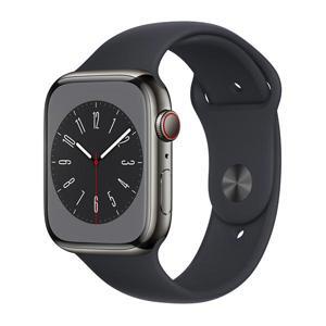 Đồng hồ thông minh Apple Watch Series 8 45mm 4G viền thép dây cao su