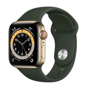 Đồng hồ thông minh Apple Watch Series 6 GPS + Cellular 44mm - Viền thép dây thép