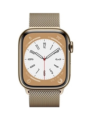 Đồng hồ thông minh Apple Watch Series 8 45mm 4G viền thép dây thép