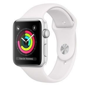 Đồng hồ thông minh Apple Watch Series 3 GPS Cellular 42mm viền nhôm dây cao su