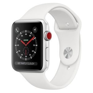 Đồng hồ thông minh Apple Watch Series 3 GPS Cellular 42mm viền nhôm dây cao su