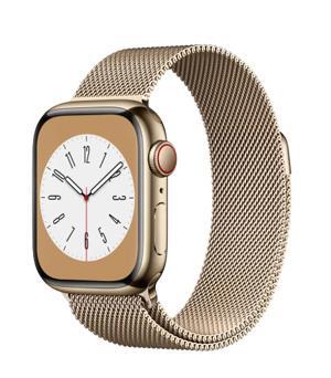 Đồng hồ thông minh Apple Watch Series 8 45mm 4G viền thép dây thép