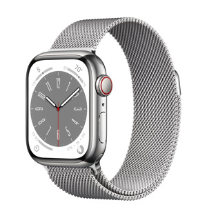 Đồng hồ thông minh Apple Watch Series 8 45mm 4G viền thép dây thép