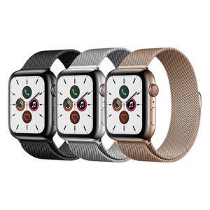 Đồng hồ thông minh Apple Watch S5 (Series 5) - 40mm, viền thép dây thép