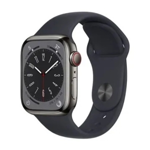 Đồng hồ thông minh Apple Watch Series 8 45mm 4G viền thép dây cao su