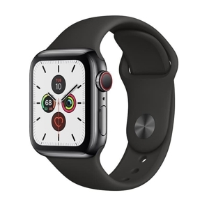 Đồng hồ thông minh Apple Watch S5 (Series 5) - 44mm, viền thép dây thép