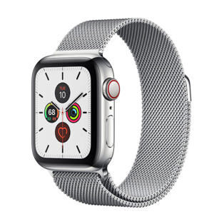 Đồng hồ thông minh Apple Watch S5 (Series 5) - 40mm, viền thép dây thép