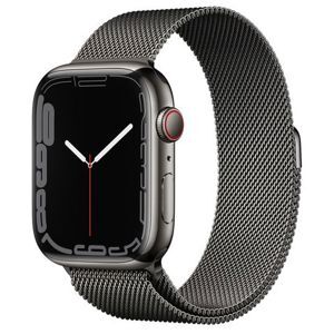 Đồng hồ thông minh Apple Watch Series 7 - 45mm, 4G, Viền thép dây thép