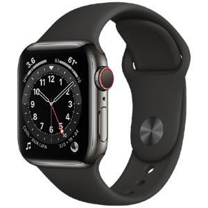 Đồng hồ thông minh Apple Watch Series 6 GPS + Cellular 40mm - Viền thép dây cao su