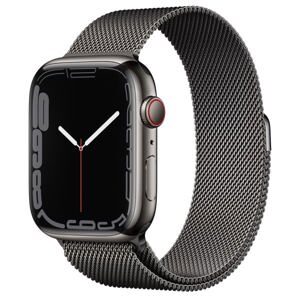 Đồng hồ thông minh Apple Watch Series 7 - 45mm, 4G, Viền thép dây thép