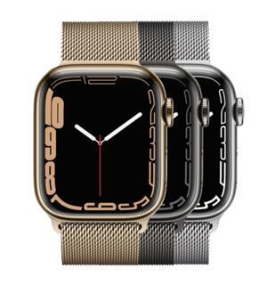 Đồng hồ thông minh Apple Watch Series 7 - 41mm, 4G, viền thép dây cao su